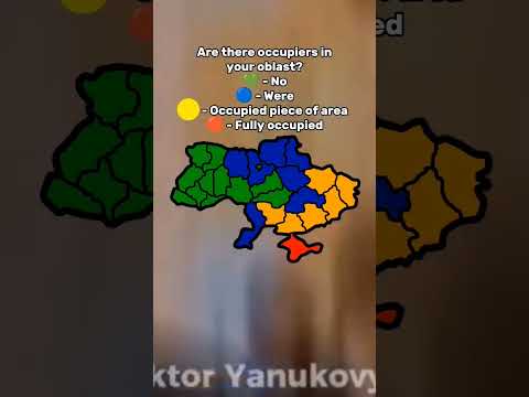 Are there occupiers in your oblast? #shorts #mapping #warinukraine #ukraine #map