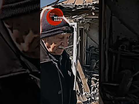 Russians destroyed house of WW2 veteran #viral #edit #neveragain #ніколизнову #ww2 #ukraine #shorts