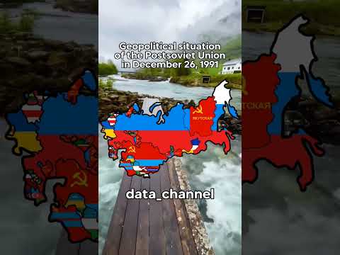 Geopolitical situation of the Postsoviet Union in December 26, 1991 #viral #mapping #map #ussr #usa