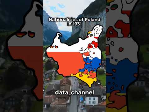 Nationalities of Poland #viral #mapping #map #geography #poland #1931 #country #interwar #shorts