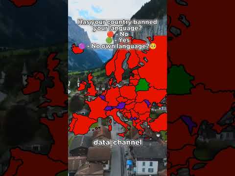 Has your country banned your language? #viral #mapping #map #language #belarus #fyp #on #shorts