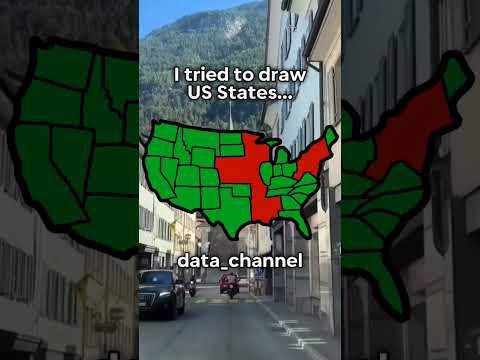 I tried to draw US States… #viral #mapping #map #us #usa #state #states #fyp #on #shorts