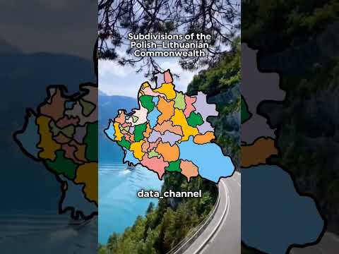 Subdivisions of the Polish-Lithuanian Commonwealth🇵🇱🇱🇹 #viral #geography #mapping #map #plc #shorts