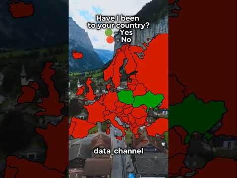 Have I been to your country? #viral #geography #mapping #country #map #poland #ukraine #shorts