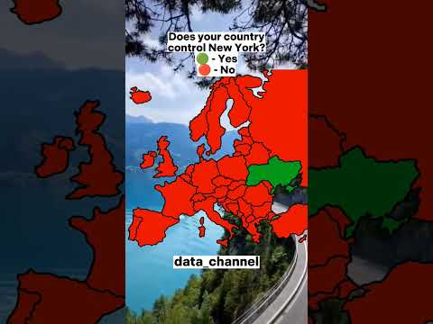 Does your country control New York? #viral #country #mapping #geography #newyork #fyp #on #shorts