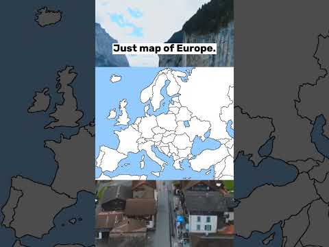 Just map of Europe. #viral #map #mapping #shorts