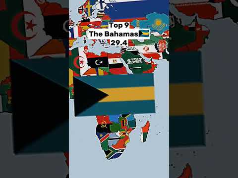 Top 10 countries with the highest crime rate in the world🗺️ #viral #map #crime #shorts