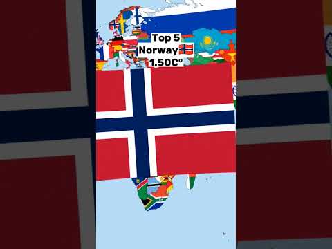 Top 8 coldest countries in the world🗺️ #viral #data_channel #cold #russia #iceland #fyp #on #shorts