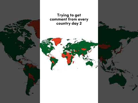 Trying to get comment from every country day 2