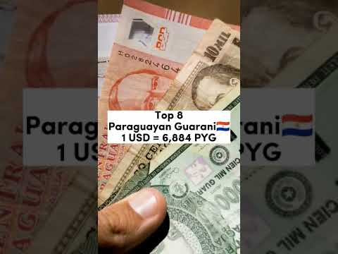 Top 8 weakest currencies in the world🗺️