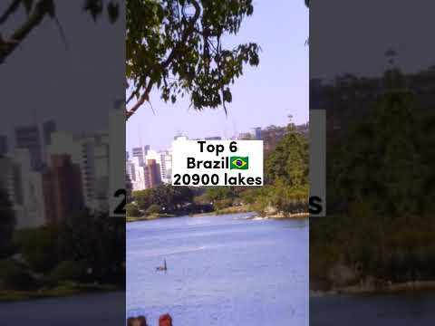 Top 10 countries with the most lakes in the world🗺️