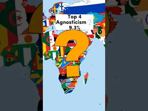 Top 5 most widespread religions in the world🗺️