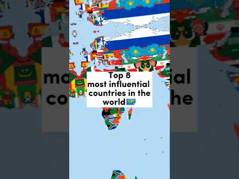 Top 8 most influential countries in the world🗺️